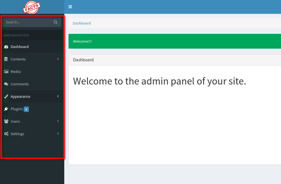 Expanded admin panel post-exploitation
